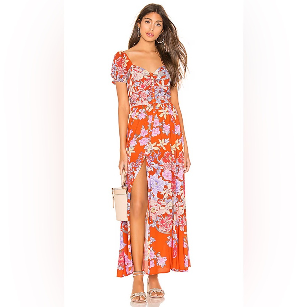 Spell x Revolve Lily Gown Floral Maxi Dress – Size xs